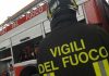 Incendio in via Dante nella notte: tre persone in ospeale