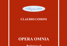 Pubblicata da Guido Miano �Opera Omnia� di Claudio Comini