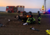 Tronzano: auto esce di strada e si ribalta in un campo, ferita la conducente