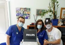 Carlo Olmo dona alla cardiologia di Vercelli una sonda lineare per sofisticati esami vascolari