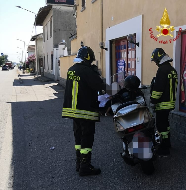 Schianto a Oldenico: motociclista in codice rosso