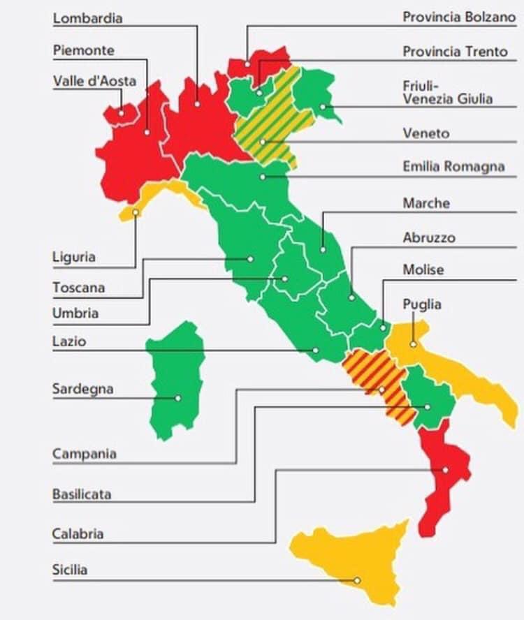 Nuovo Dpcm, Piemonte in zona rossa, ecco cosa chiude cosa non si può fare