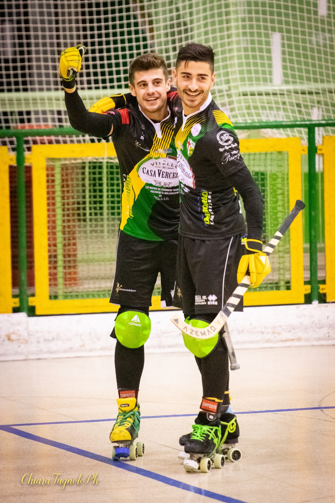 Hockey Oscar Ferrari e Giorgio Maniero