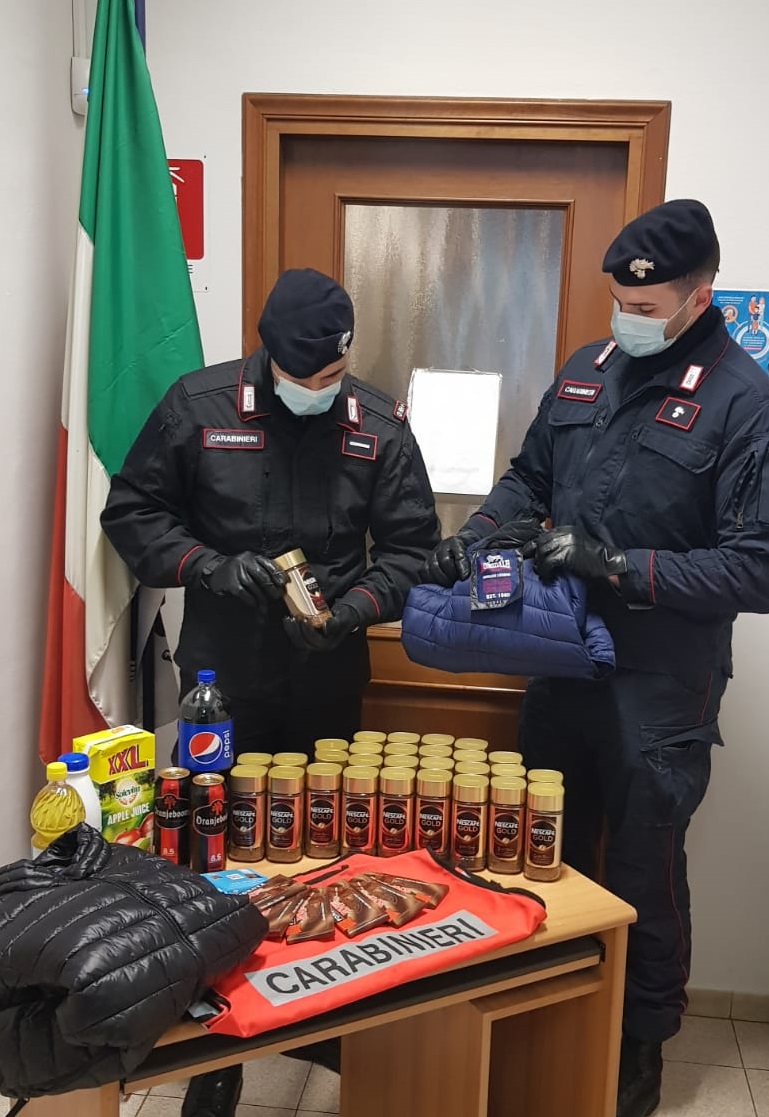 carabinieri san germano con refurtiva