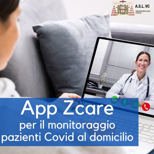 Con l’app ZCare a Vercelli nessun paziente Covid positivo è lasciato solo