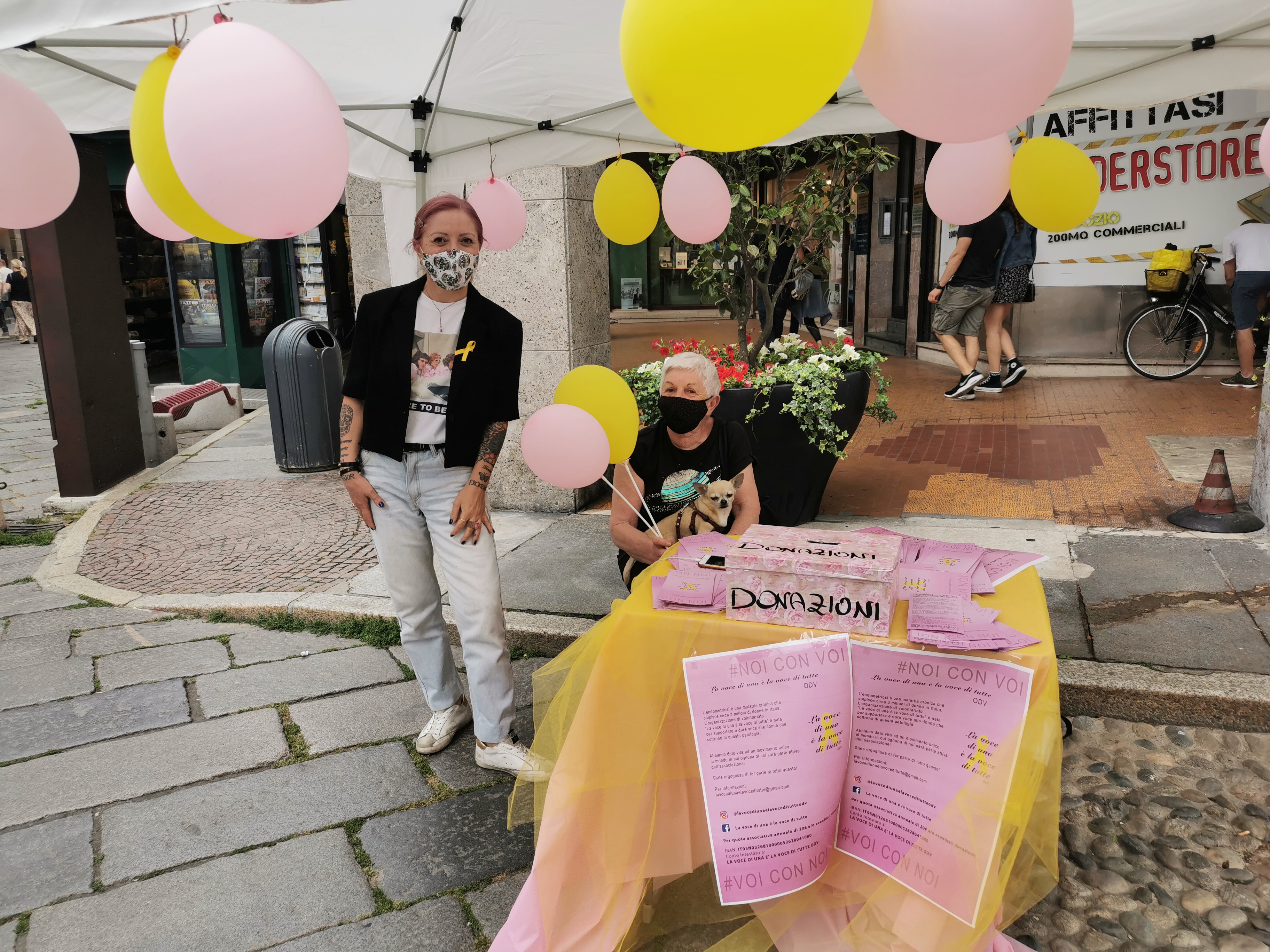 “La voce di una è la voce di tutte”: successo del gazebo contro l’endometriosi
