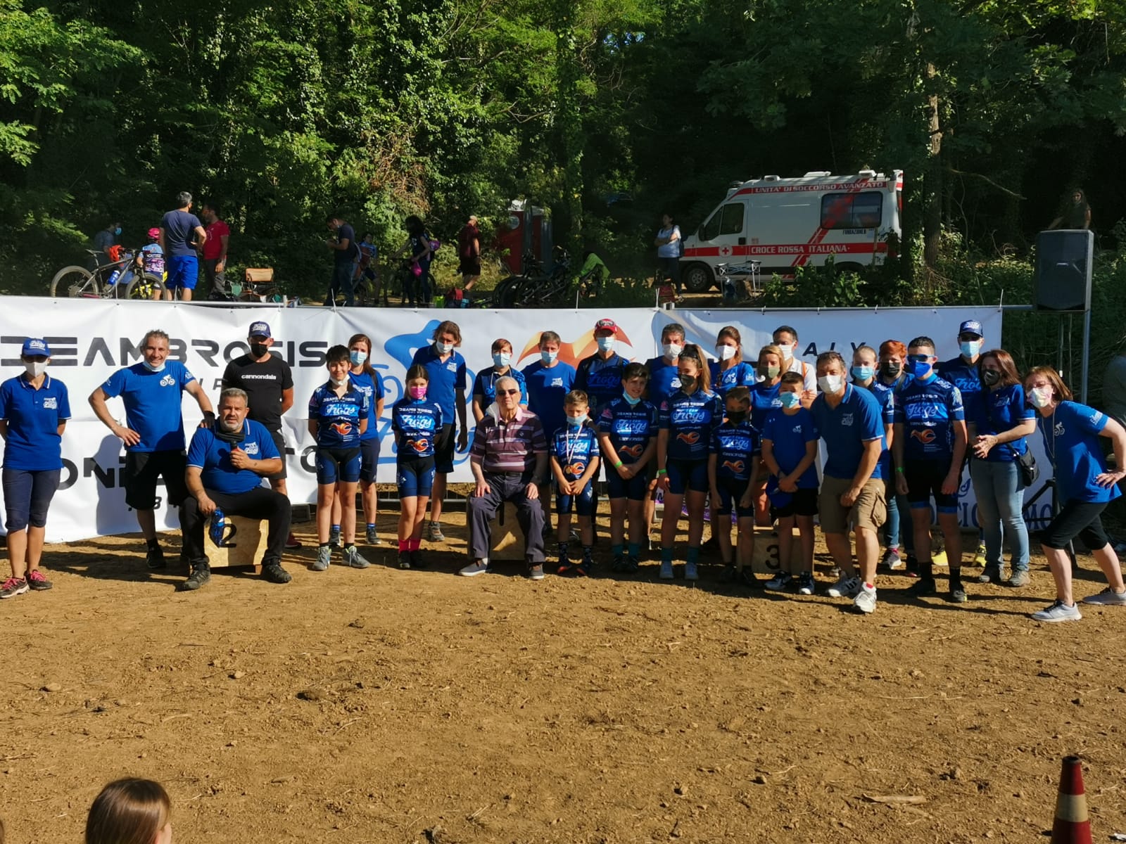 Un esercito di giovani biker al Memorial Gambino organizzato dal Team Frogs