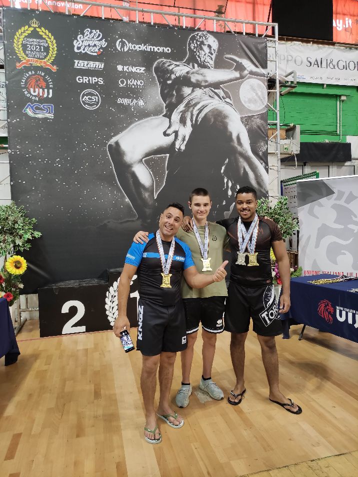 Batatinha Team Angelo Ruvio ,Pietro Ferrero ,Kleiton Pereira Campionato Italiano Uijj 2021
