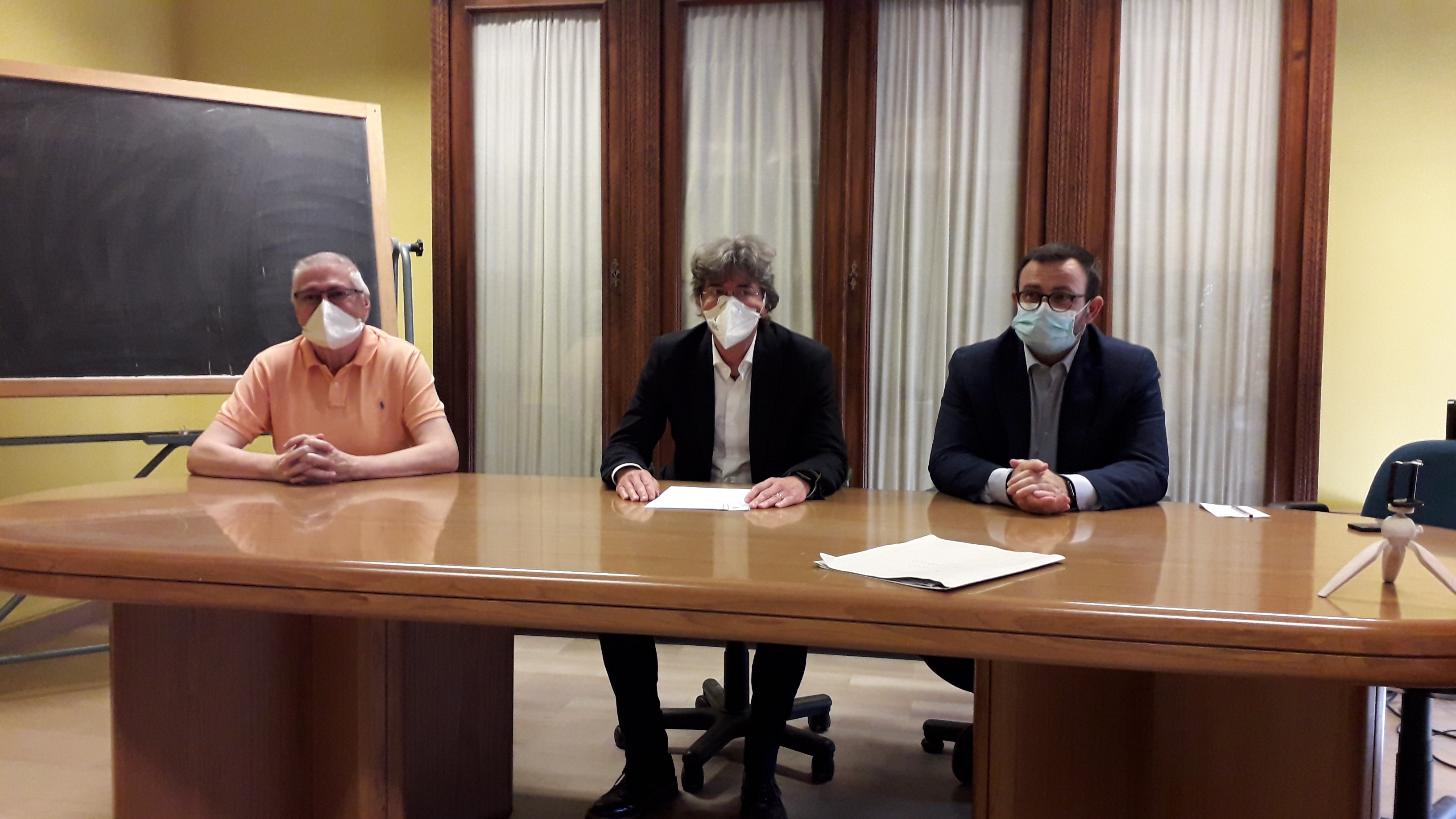 Scarrone Giovanni Germano Giordano e Sergio Macciò Ordine dei Medici Vercelli luglio 2021