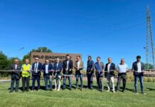 Inauguarata la rotonda che porta al polo biomedicale di Saluggia