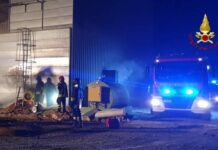 Incendio in un essiccatoio tra Formigliana e Vettignè