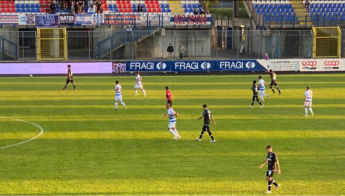 Gatto riprende la Pro Patria, a Busto Arsizio finisce 1-1