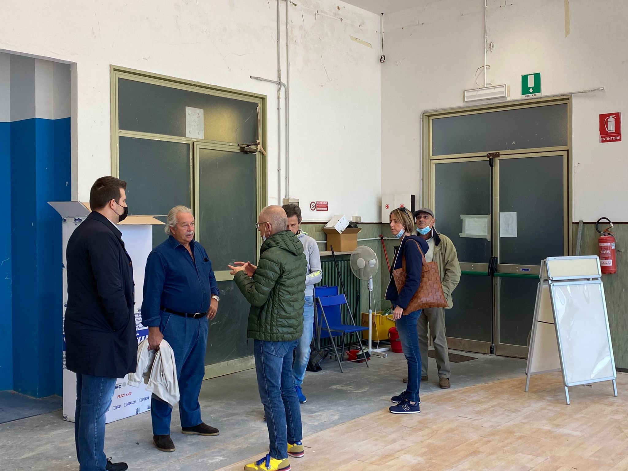 Visita a sorpresa di Pierluigi Loro Piana al Centro Milanaccio
