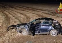 Incidente nella notte sulla strada delle Grange