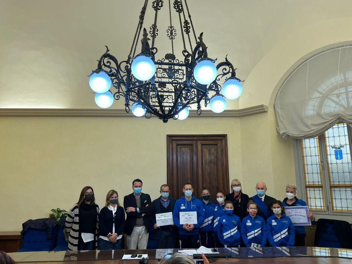 Premi del Nodo Antidiscriminazione provinciale alla società Libertas Ginnastica Vercelli per inclusività e accoglienza