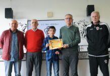 Anche i Veterani della Pro premiano il fair play di Alessandro Mascarino