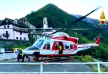 Un settantenne in difficoltà in montagna in Valsesia, salvato dall’elisoccorso