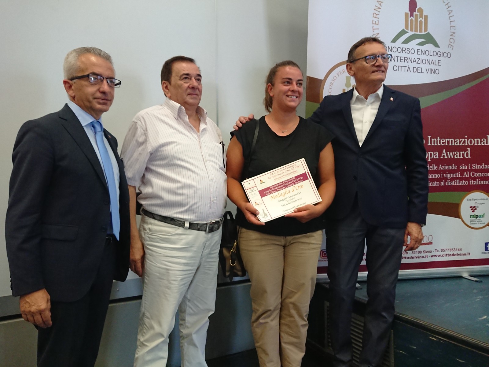 Il Gattinara di Travaglini è medaglia d’oro al XX Concorso Enologico Internazionale Città del Vino