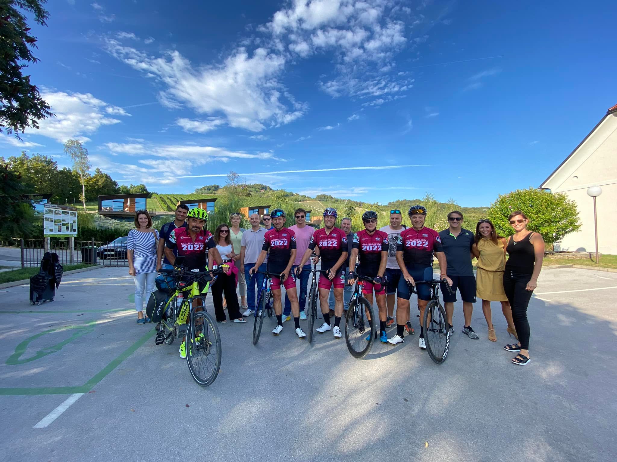 Sono arrivati a Krsko i quattro cicloamatori biellesi