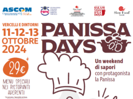 Dall’11 al 13 ottobre il primo “Panissa days” di Fipe-Ascom Vercelli con Slow Food Vercelli e Slow Food Salam “Vecc d’la Doja”